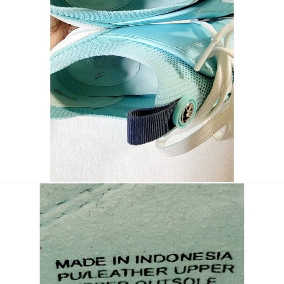 Michael Kors Womens Mystic Blue Sneakers Dash Knit Trainer Shoes Size 9M - Picture 4 of 6